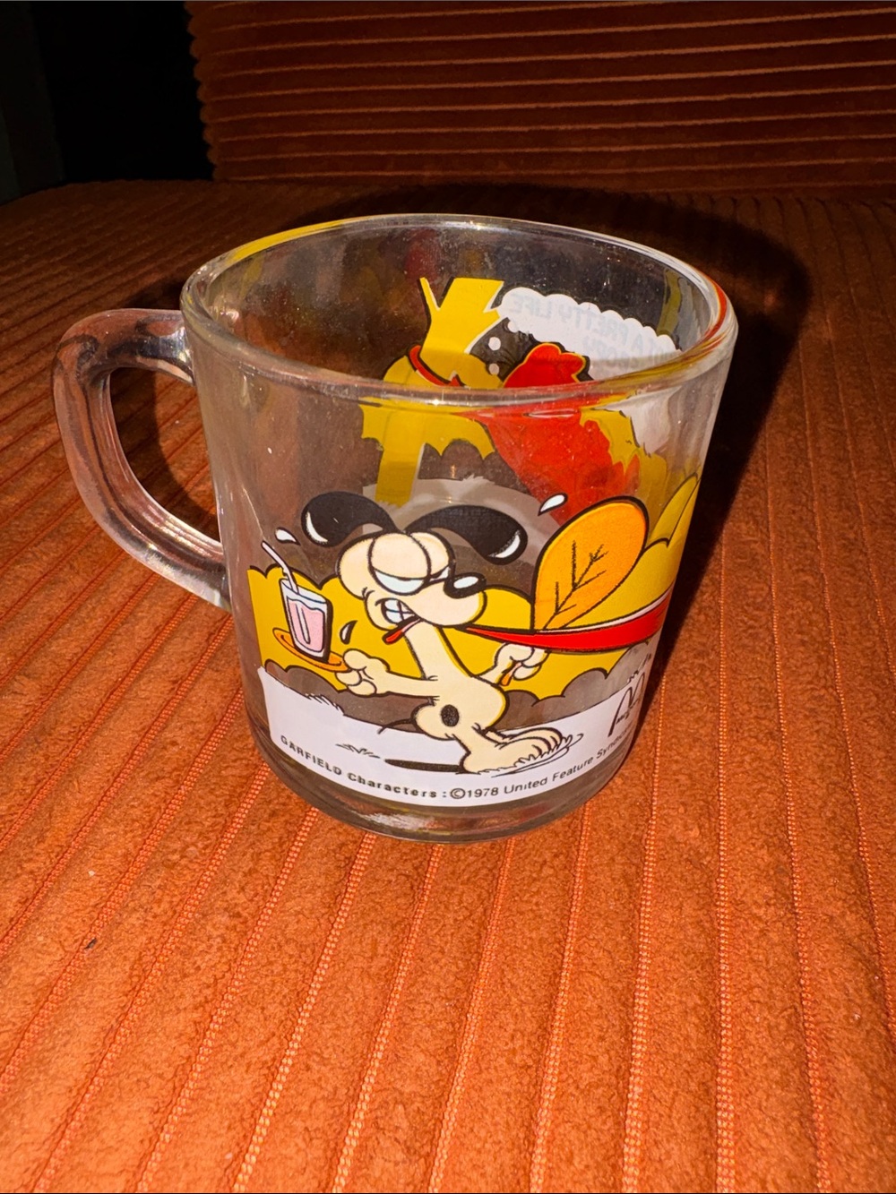 Vintage McDonald’s Garfield Odie coffee mug